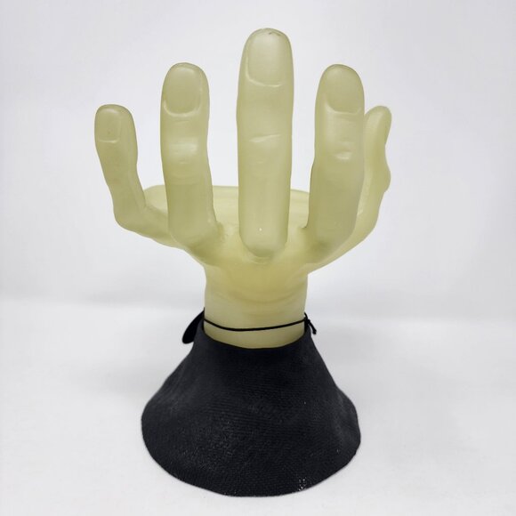 Bath & Body Works Halloween Glow in the Dark Franken Hand 3 wick Candle Holder - Picture 8 of 13